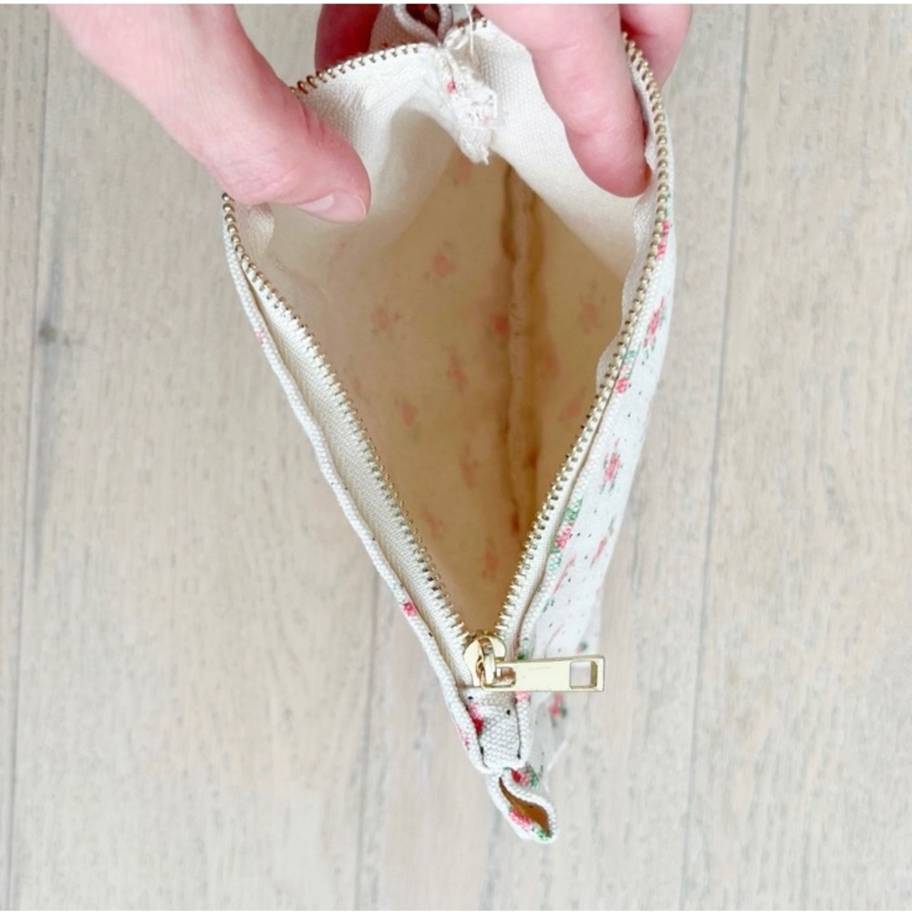 Sezane NWOT Cosmetic Makeup Pouch Bag - Picture 5 of 5